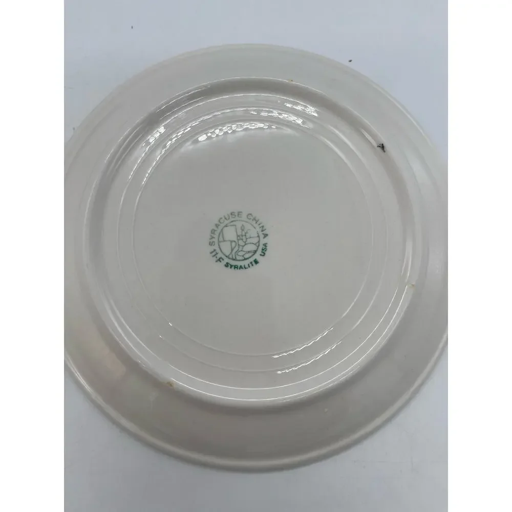 Syracuse China SYRALITE Captains Table 11F Set of 2 Bread Plates 6.5